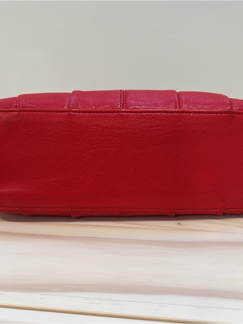 Coach bright red vintage purse - Picture 6 of 8